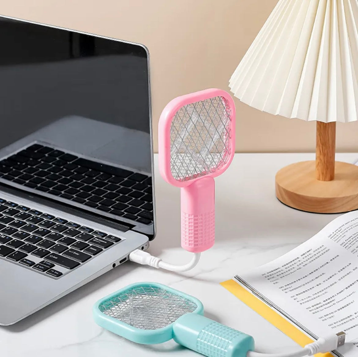 Electric Mosquito Swatter Mini Insect Racket