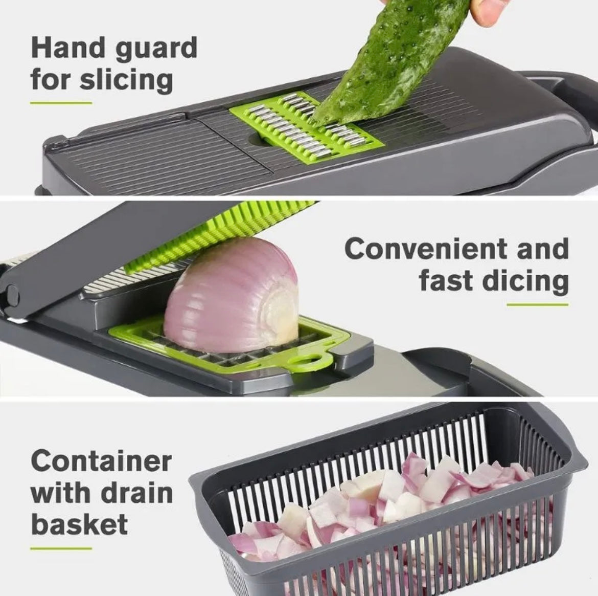 Vegetable slicer cutter 16 In 1