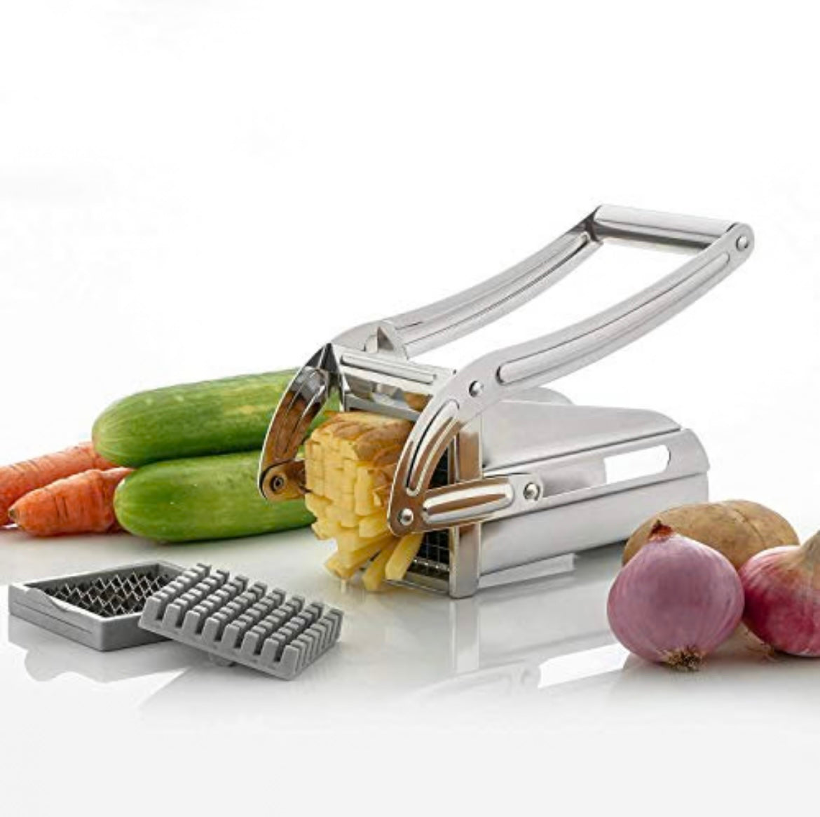 Stainless Steel King Crockery Potato Chipper & Cutter